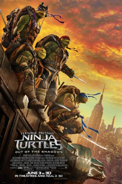 دانلود فیلم Teenage Mutant Ninja Turtles : Out of the Shadows 2016